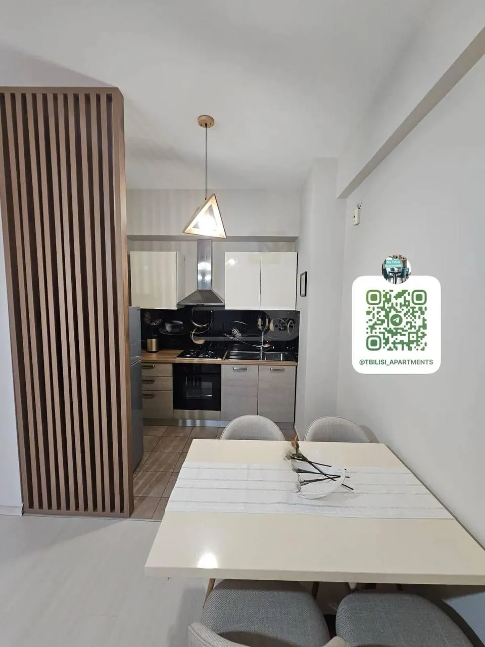 Квартира 58 м² с балконом в Сабуртало 4
