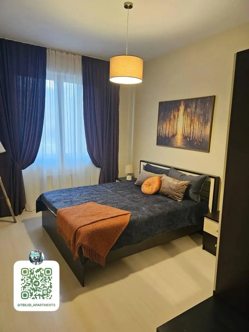 Квартира 58 м² с балконом в Сабуртало 5