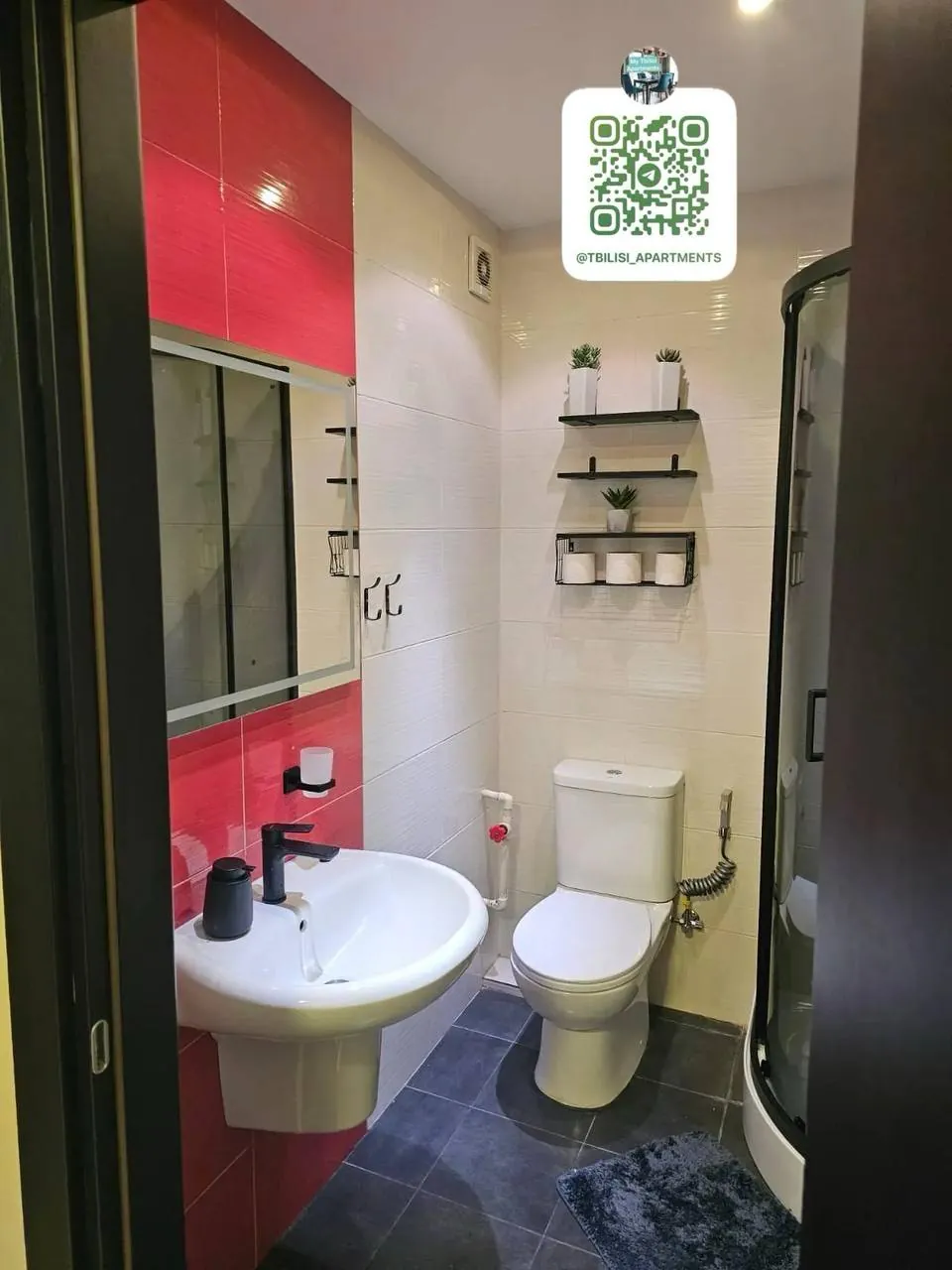 Квартира 58 м² с балконом в Сабуртало 10