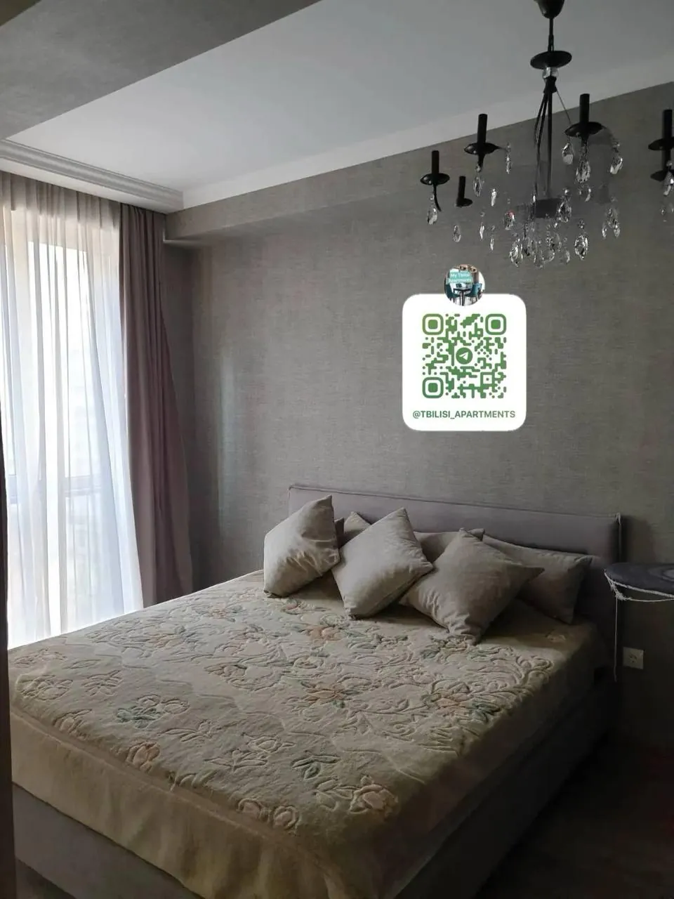 Квартира 130 м² с 2 санузлами в Сабуртало 4