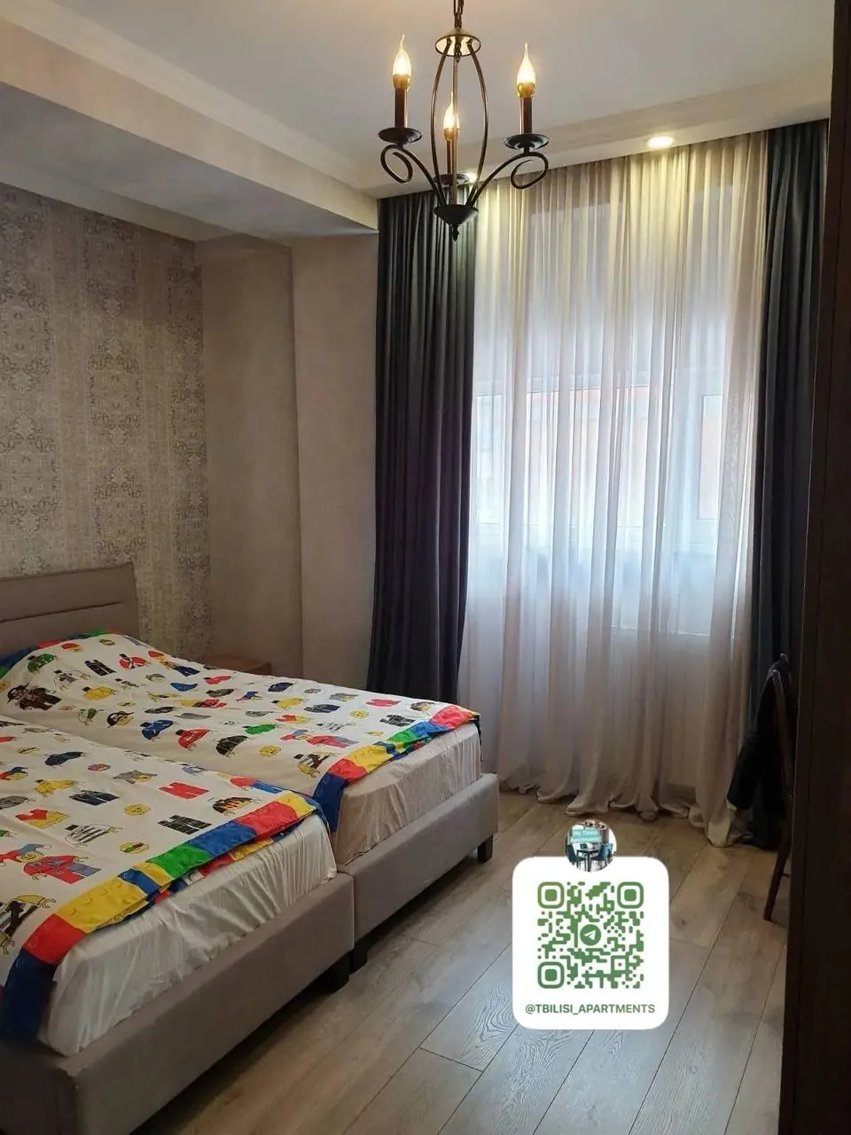 Квартира 130 м² с 2 санузлами в Сабуртало 5