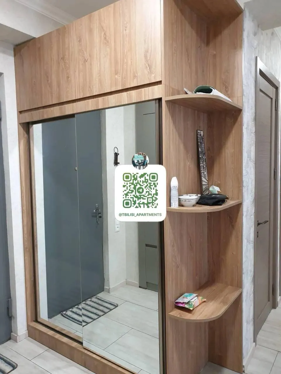 Квартира 130 м² с 2 санузлами в Сабуртало 10