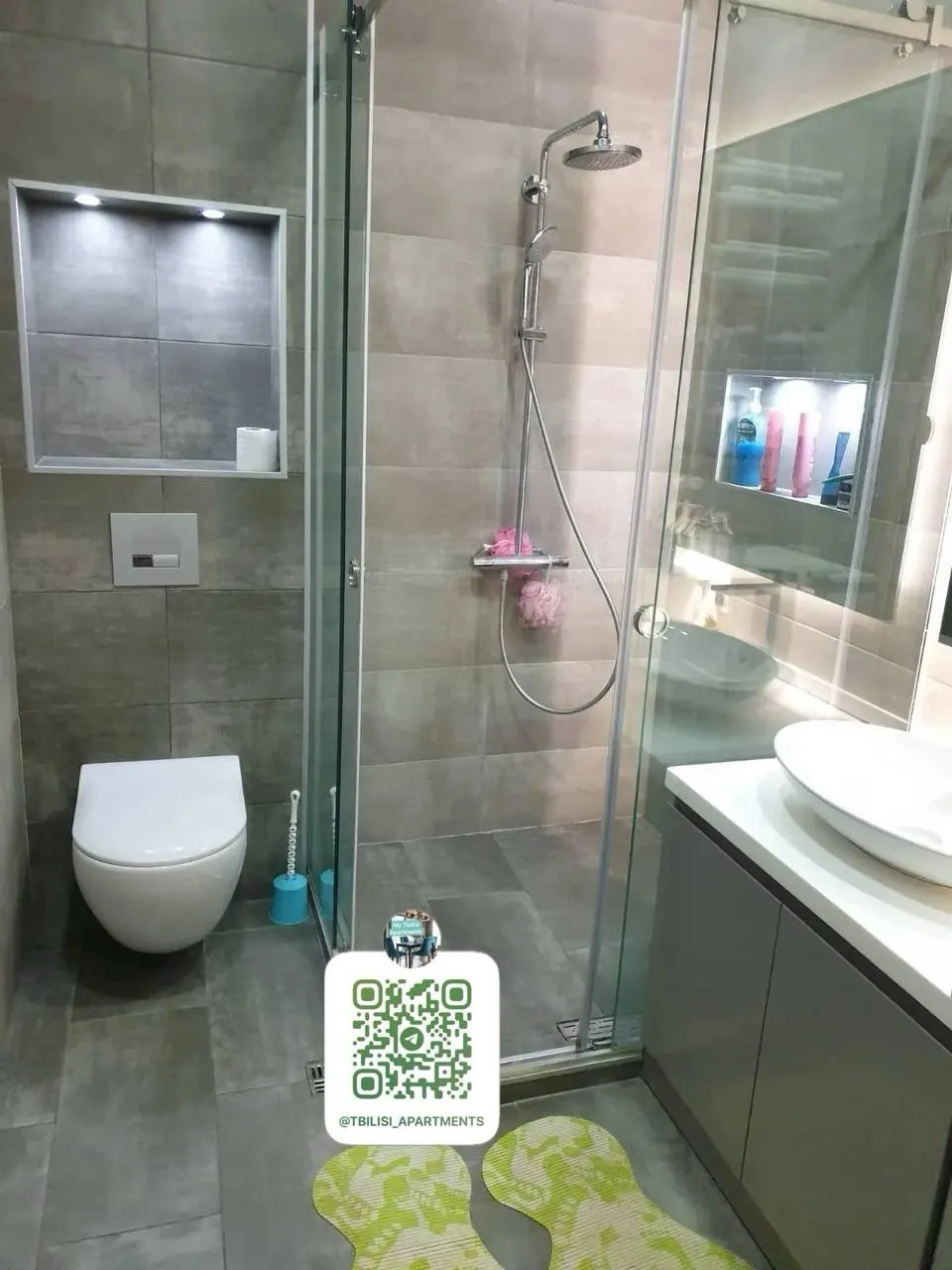 Квартира 130 м² с 2 санузлами в Сабуртало 3