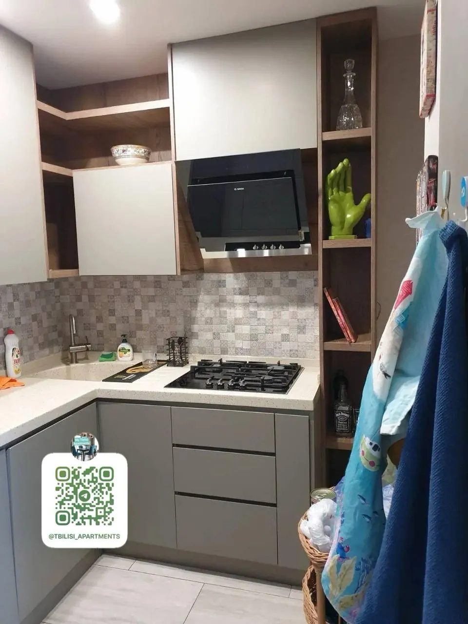 Квартира 130 м² с 2 санузлами в Сабуртало 2