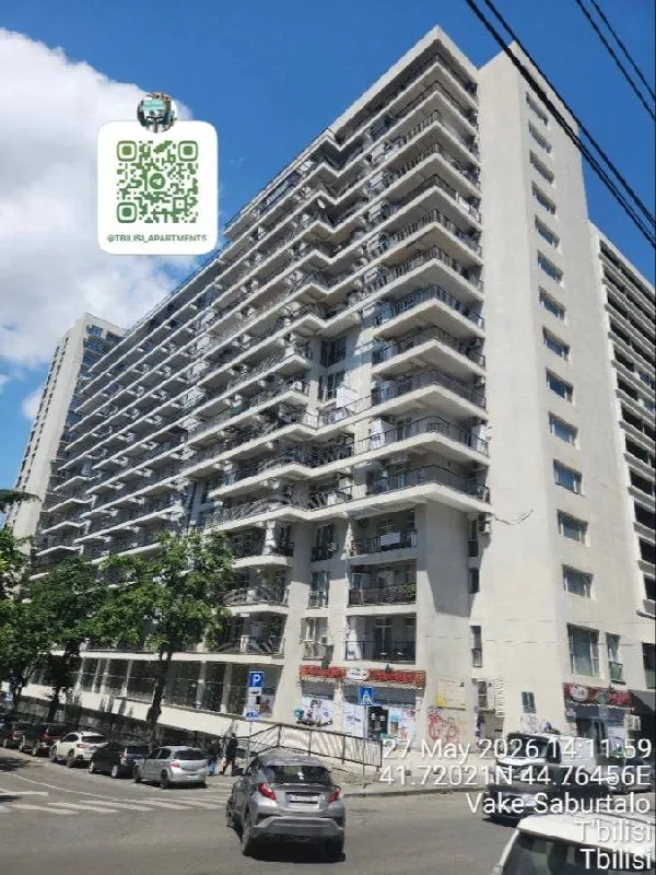 Квартира 73 м² с балконом в Сабуртало 6