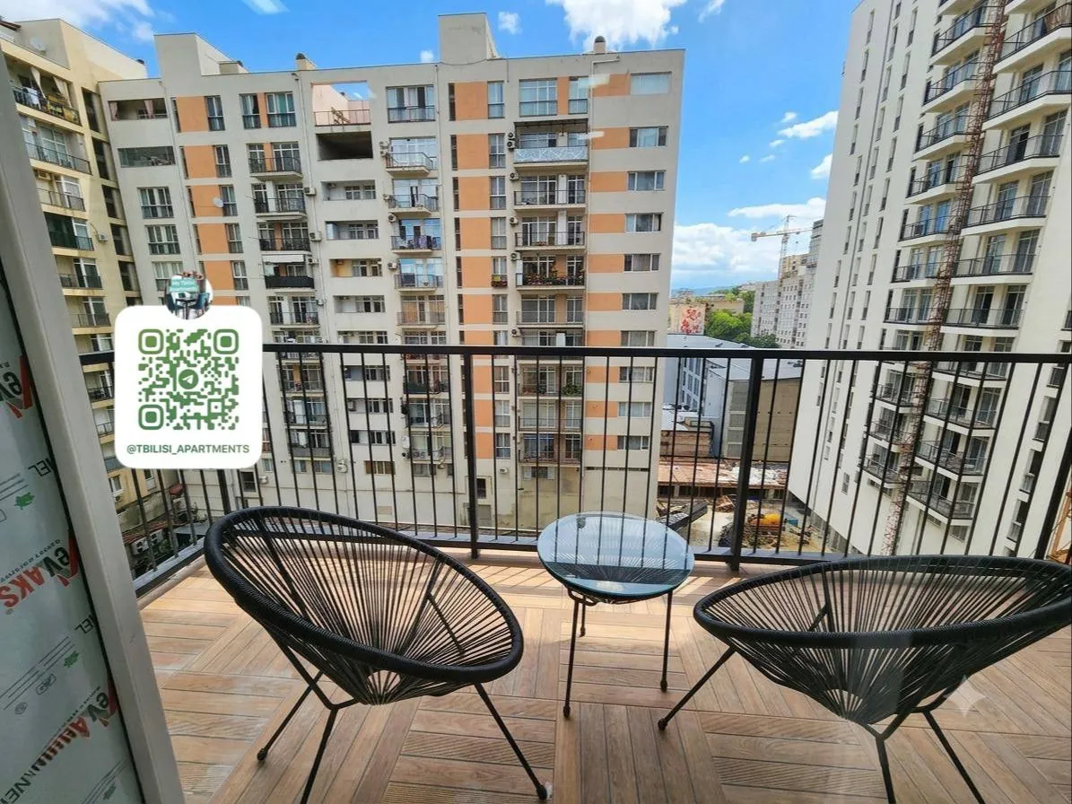 Квартира 73 м² с балконом в Сабуртало 7