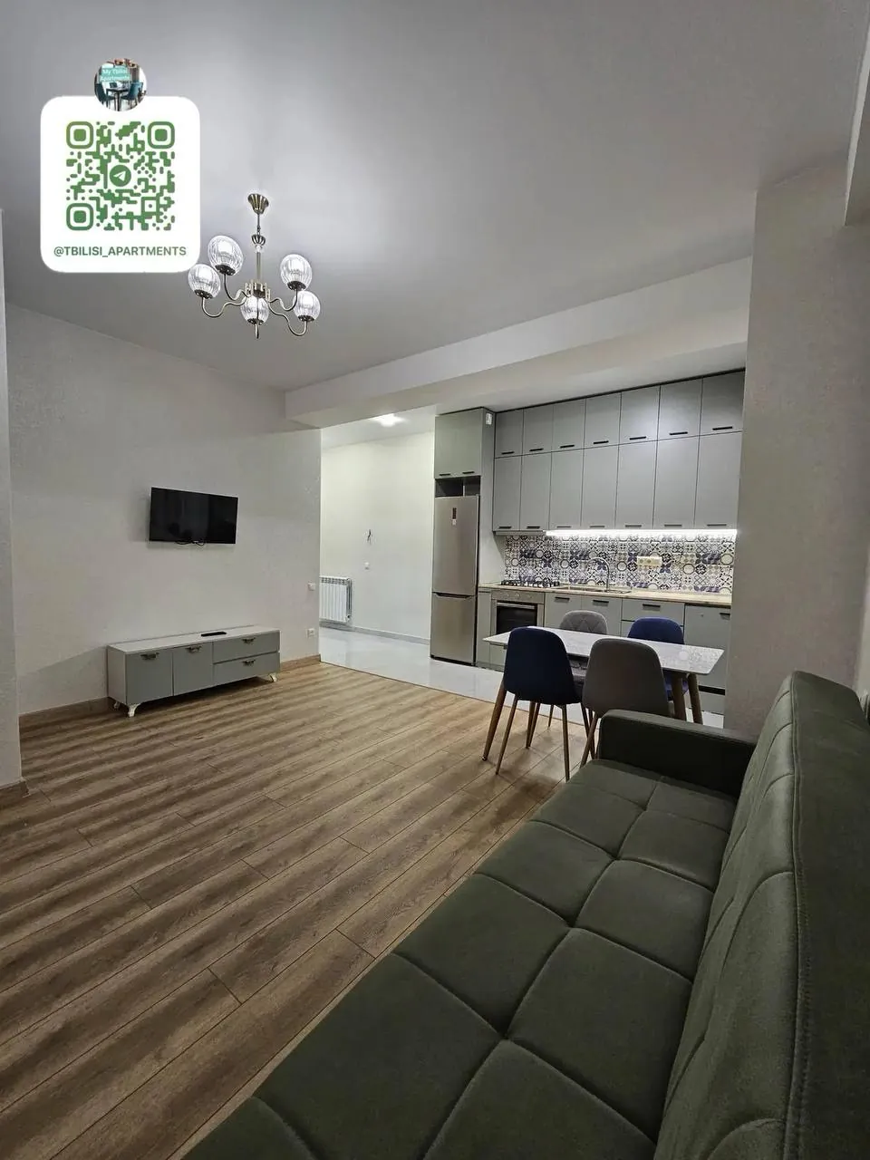 Квартира 60 м² с балконом в Ортачала 1