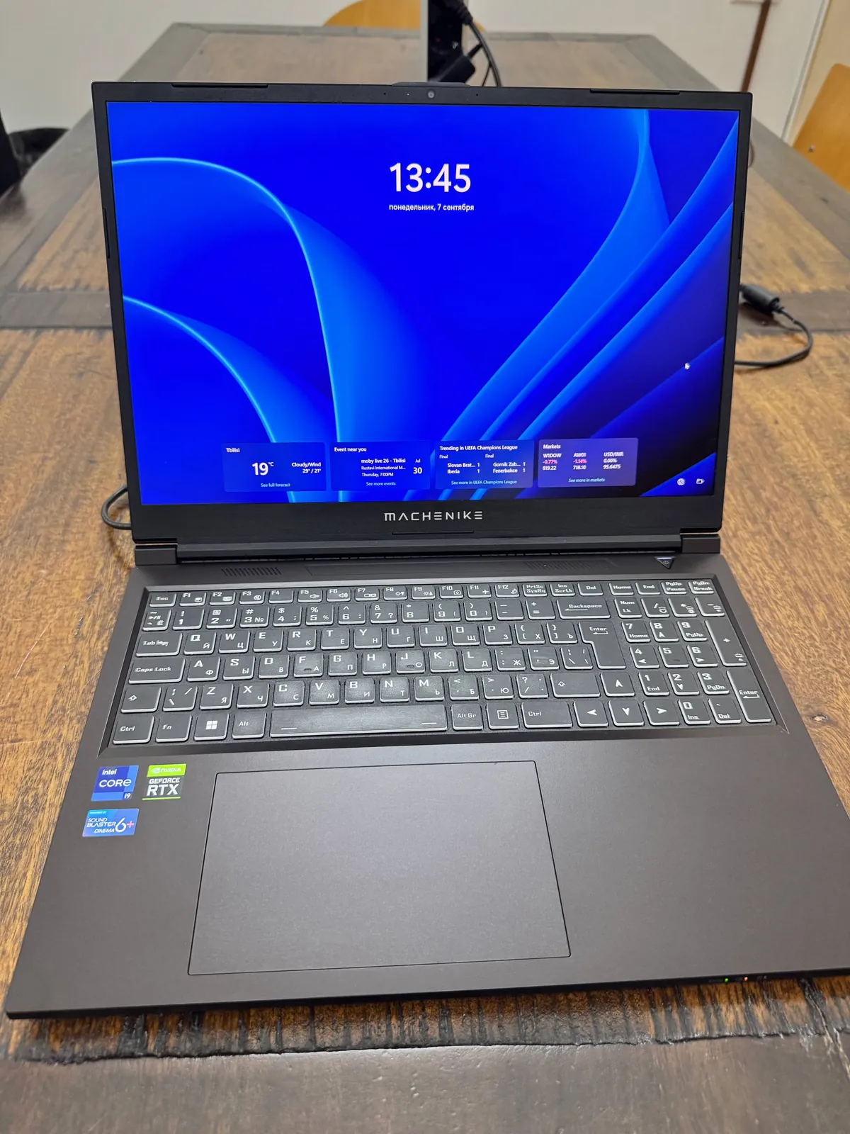 Игровой ноутбук Machenike i9 32GB RTX 3060 2