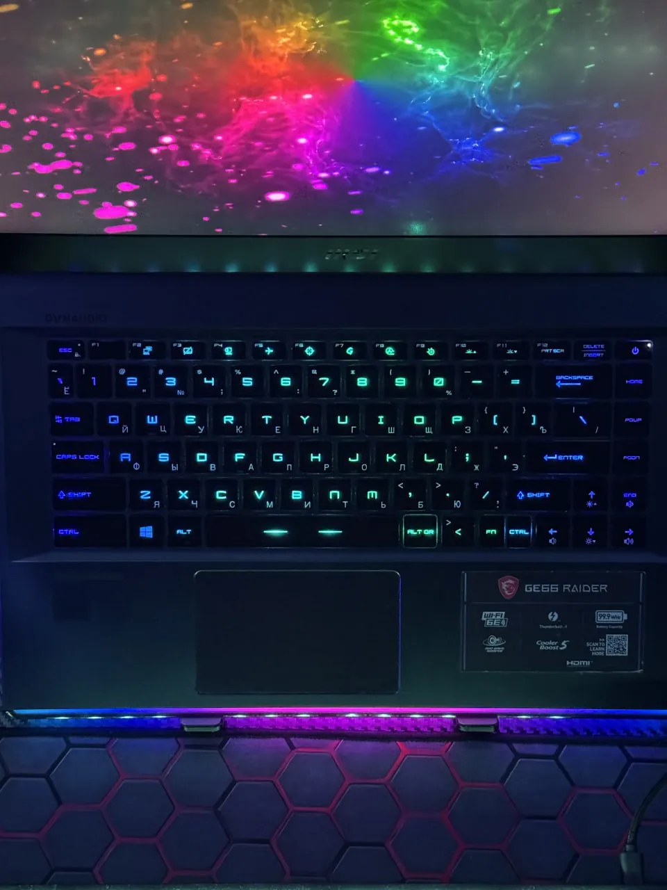 Игровой ноутбук MSI GE66 Raider RTX 3080 3