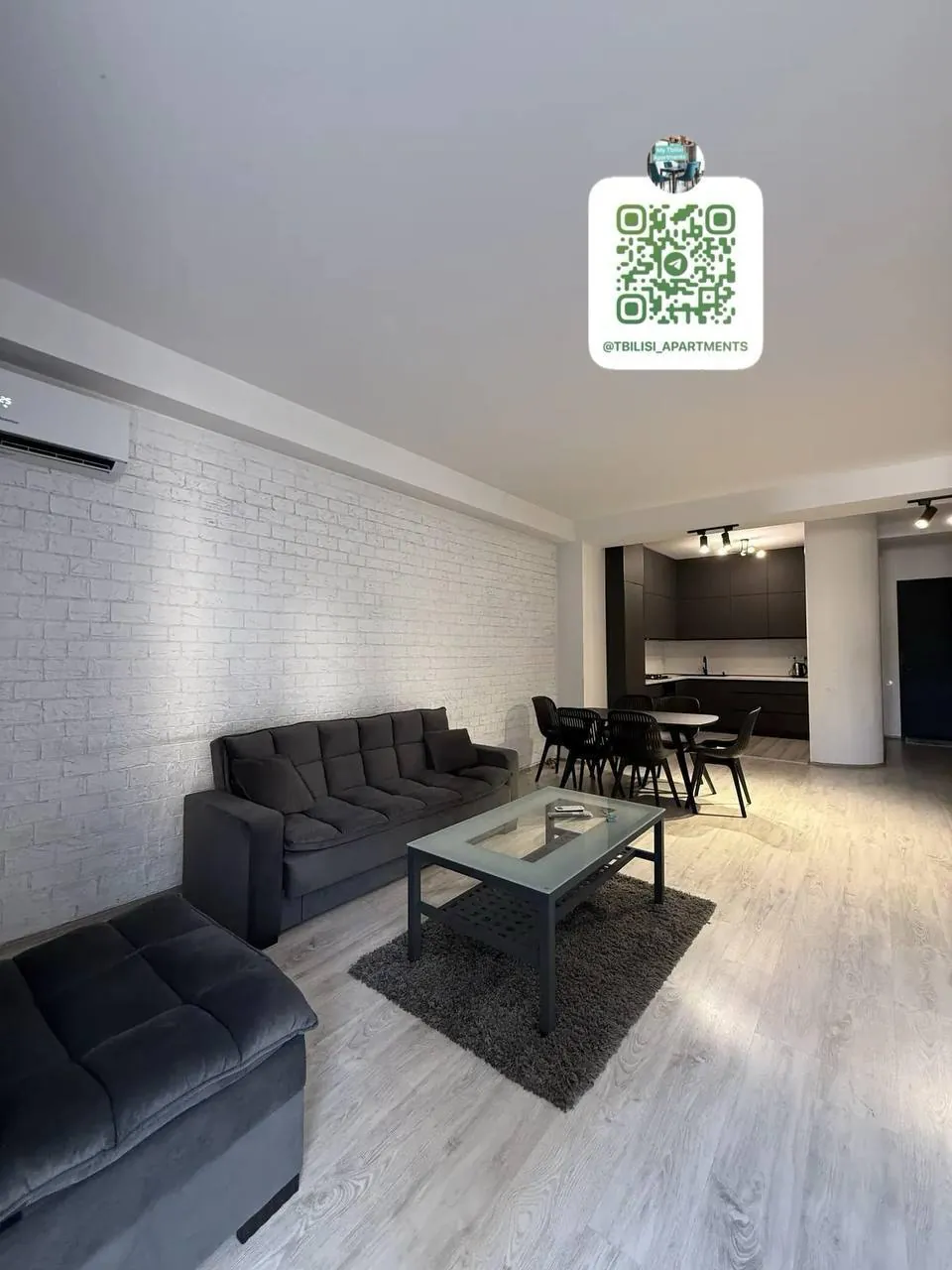 Квартира 105 м² с 2 спальнями в Сабуртало 4