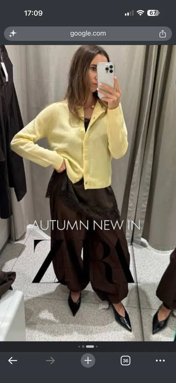 Кардиган ZARA из шерсти, размер M 6