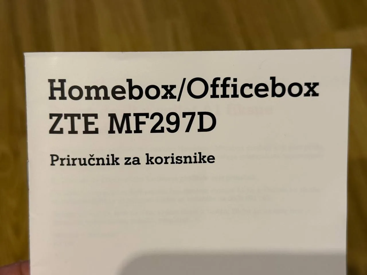 Wi-Fi роутер ZTE MF297D 4G 3