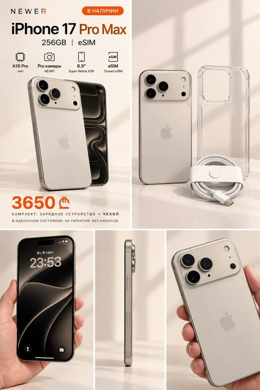 IPhone 17 Pro Max в идеальном состоянии 1