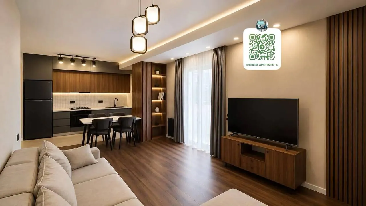 Квартира 130 м² с 3 спальнями в Дигоми 1