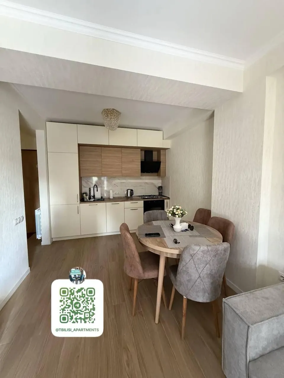 Квартира 78 м² с 2 спальнями в Сабуртало 5