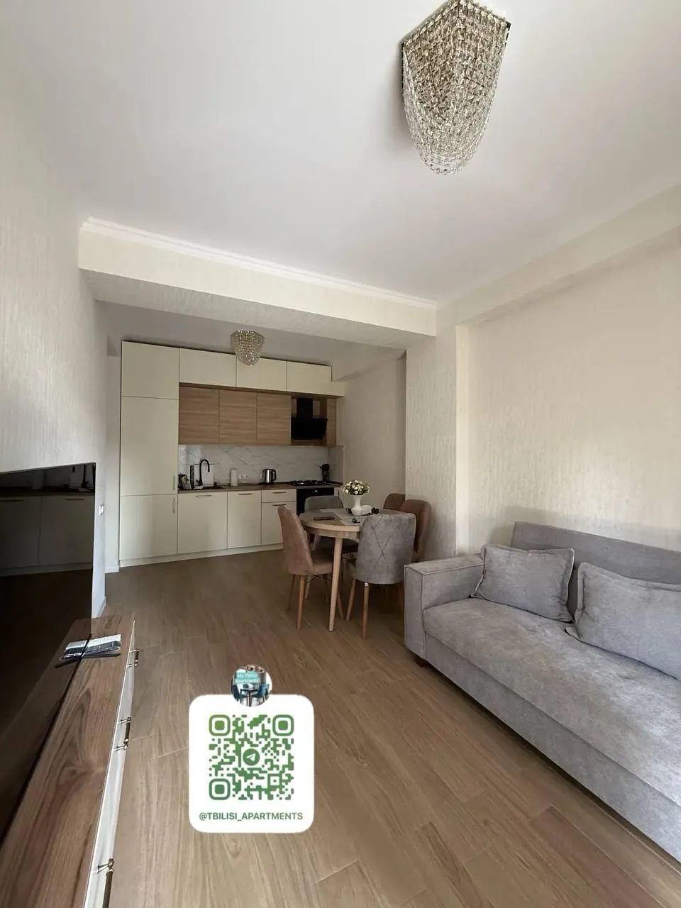 Квартира 78 м² с 2 спальнями в Сабуртало 6
