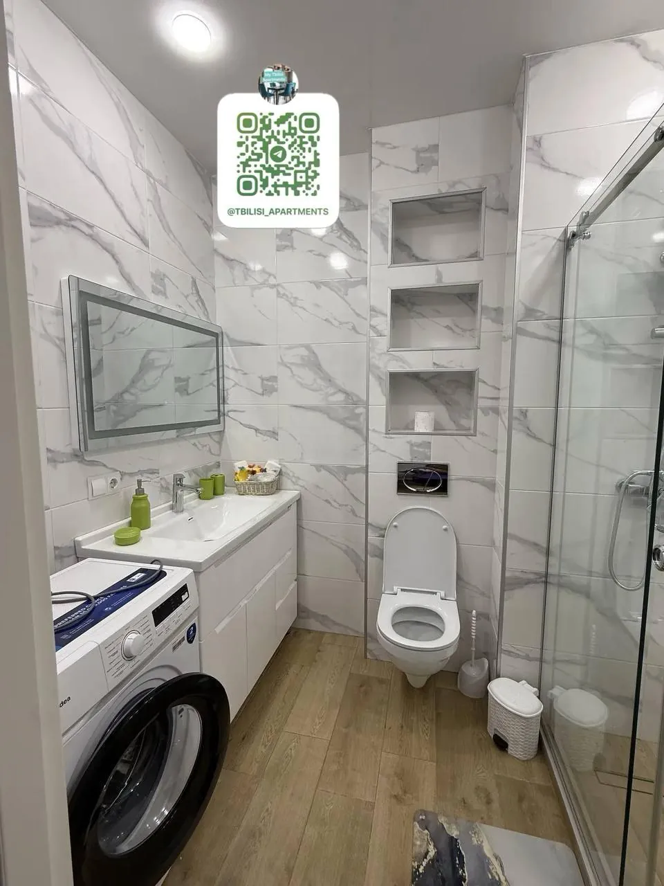 Квартира 78 м² с 2 спальнями в Сабуртало 9