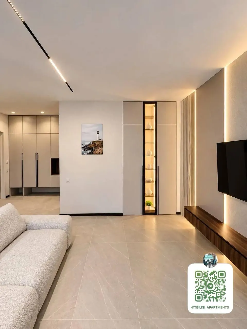 Квартира 62 м² с 1 спальней в Крцаниси 2