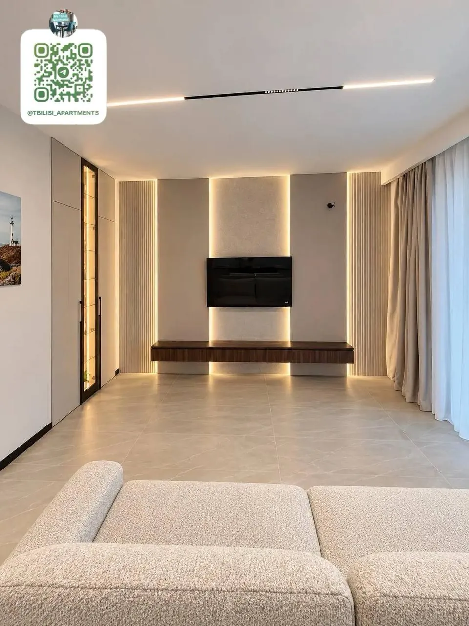 Квартира 62 м² с 1 спальней в Крцаниси 4