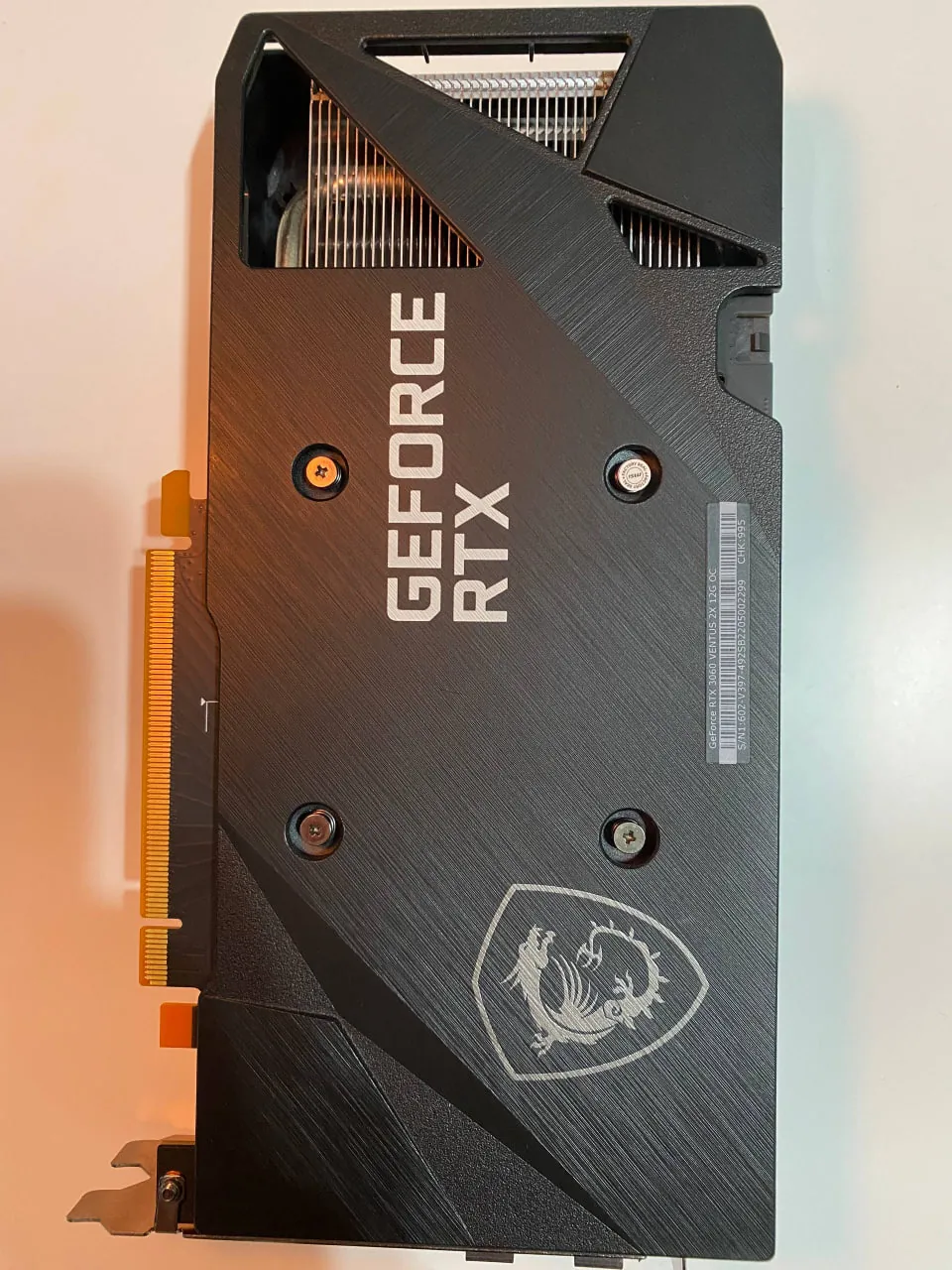 Видеокарта MSI RTX 3060 Ventus OC 12GB 2