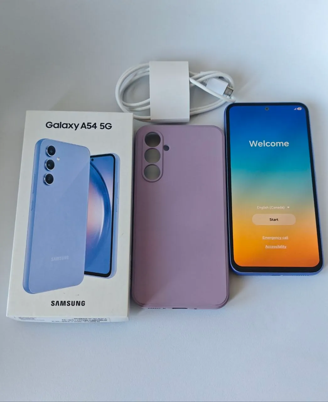 Смартфон Samsung Galaxy A54 256 ГБ, полный комплект 1