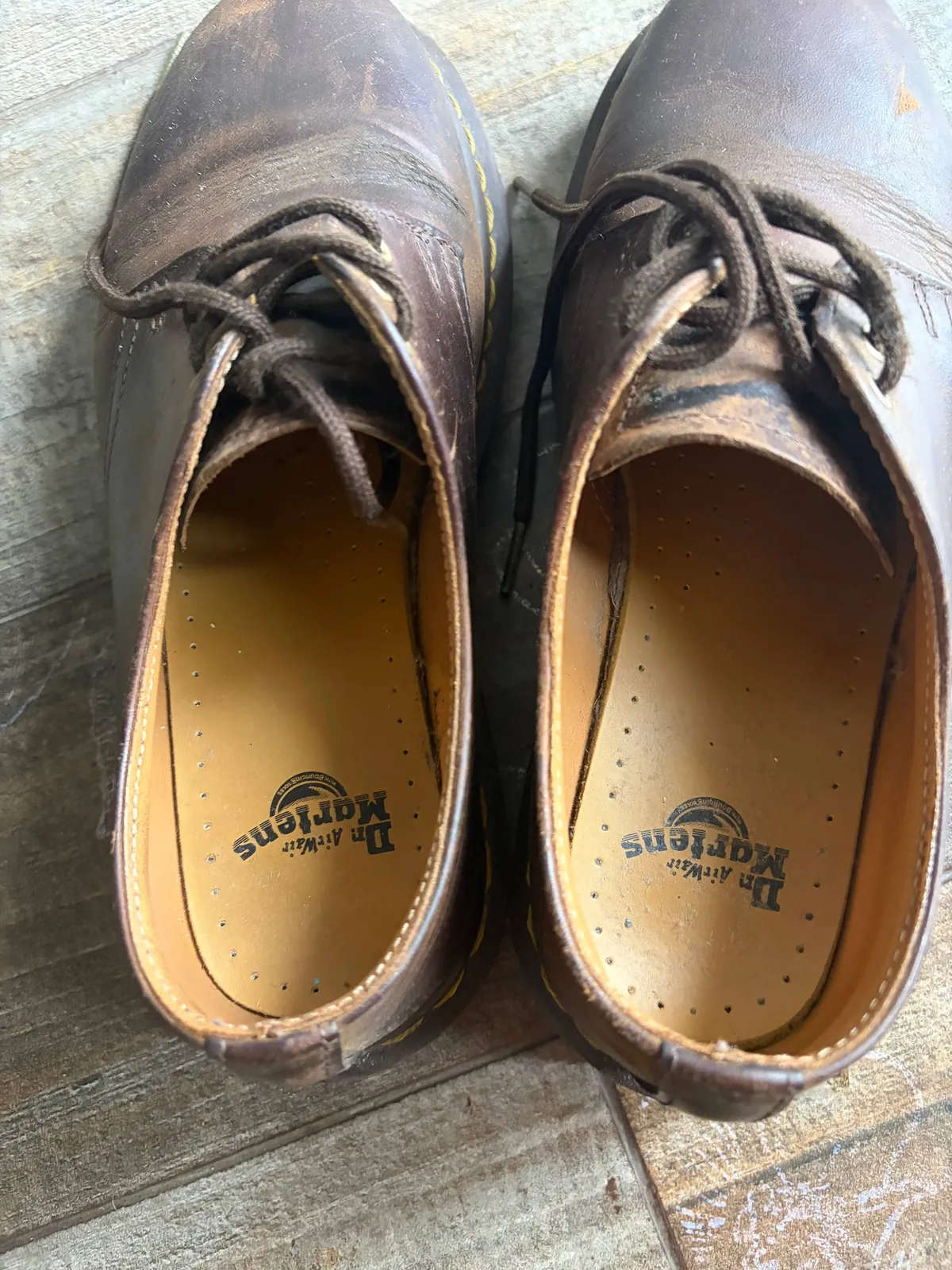Ботинки Dr. Martens 1461 Crazy Horse кожаные 2