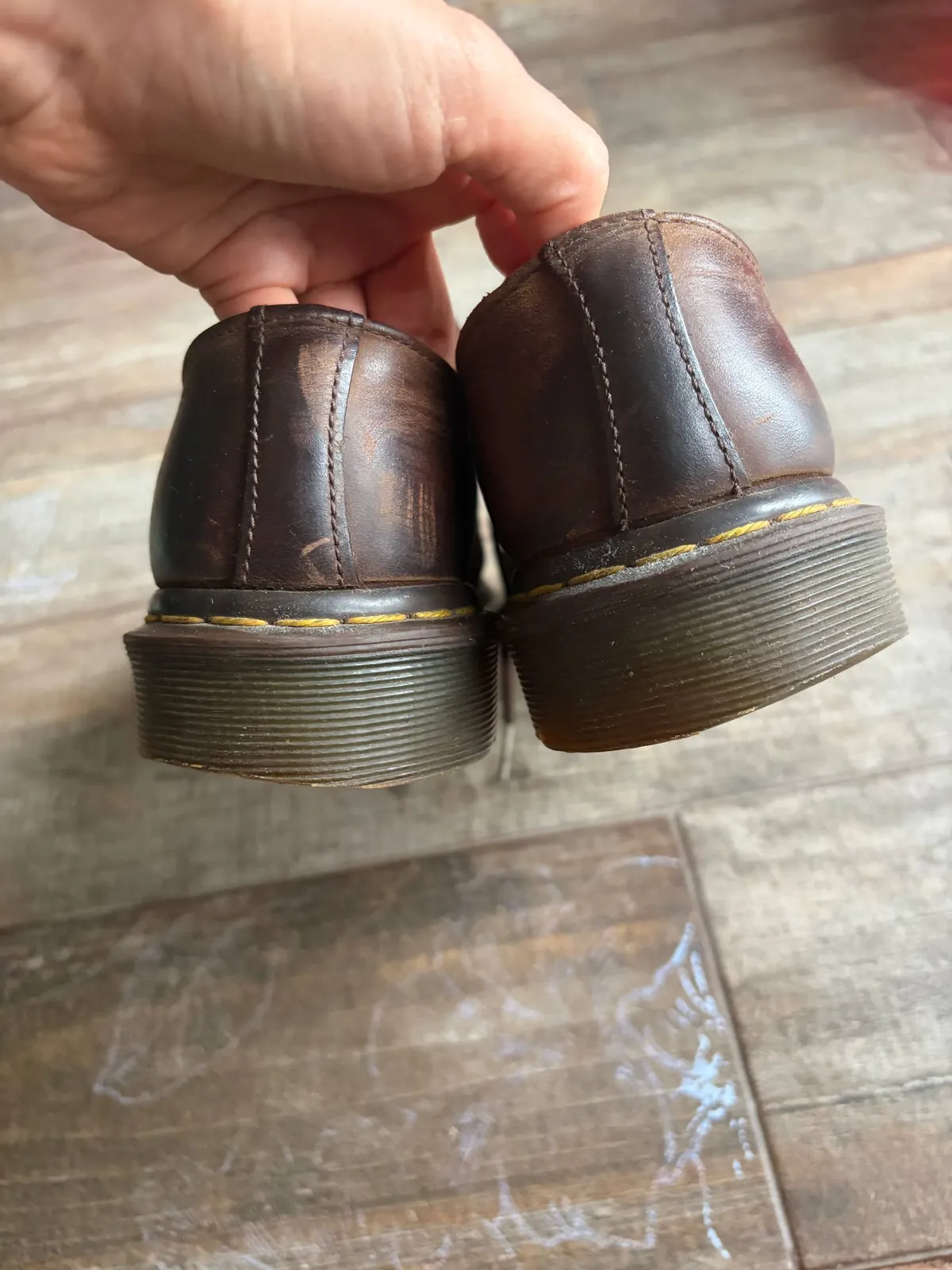 Ботинки Dr. Martens 1461 Crazy Horse кожаные 3