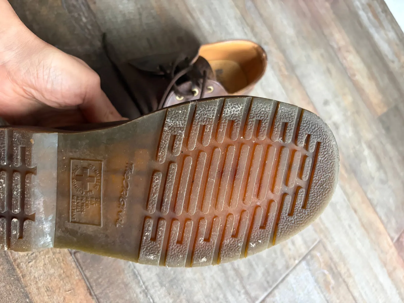 Ботинки Dr. Martens 1461 Crazy Horse кожаные 4