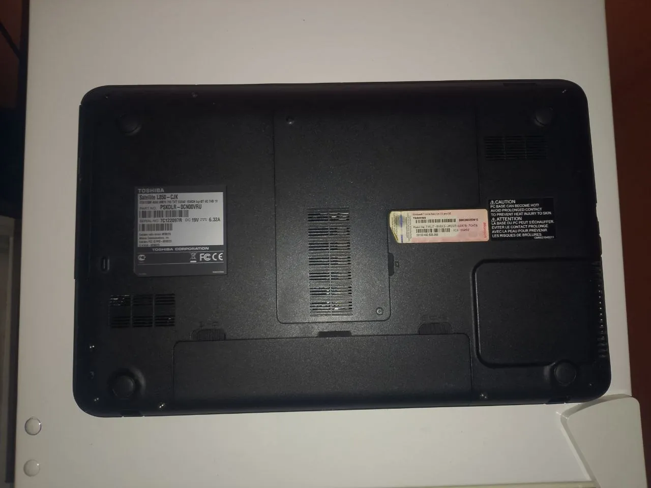 Ноутбук на запчасти, оперативная память 8GB DDR3 2