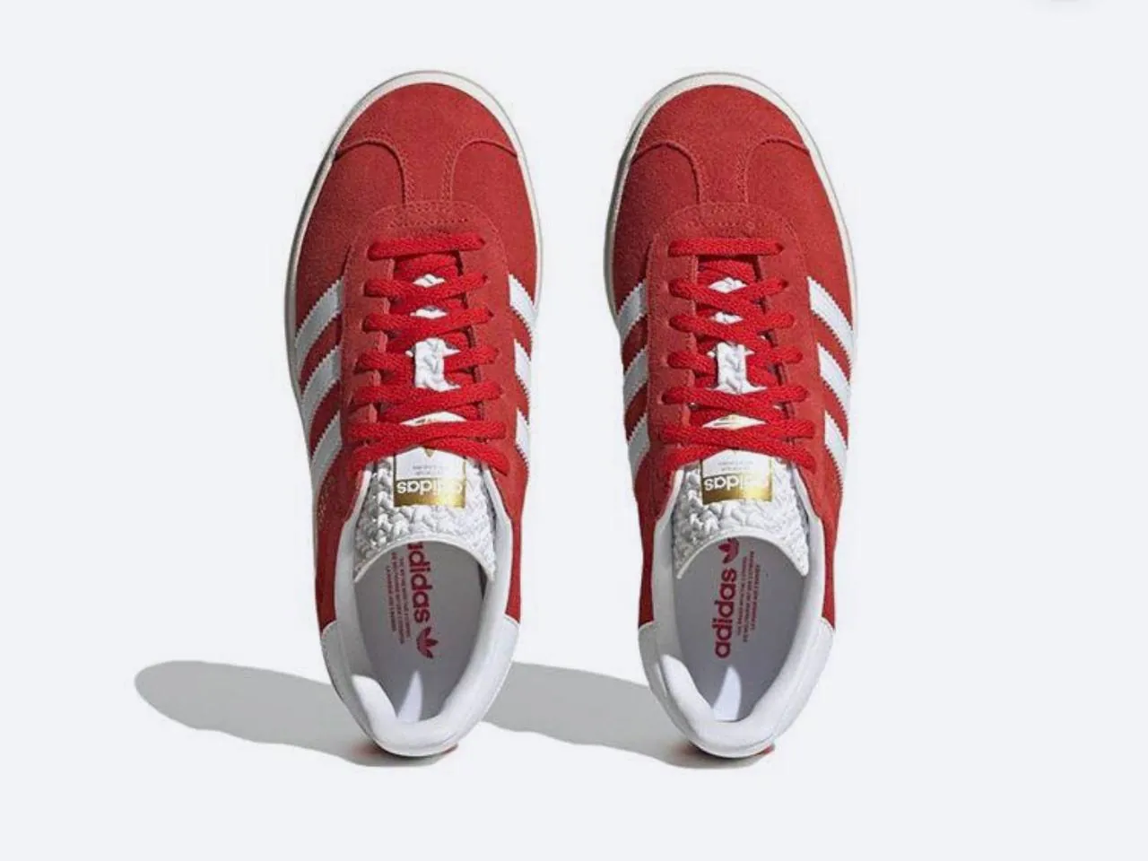 Кроссовки adidas Gazelle Bold Red, размер 38 5