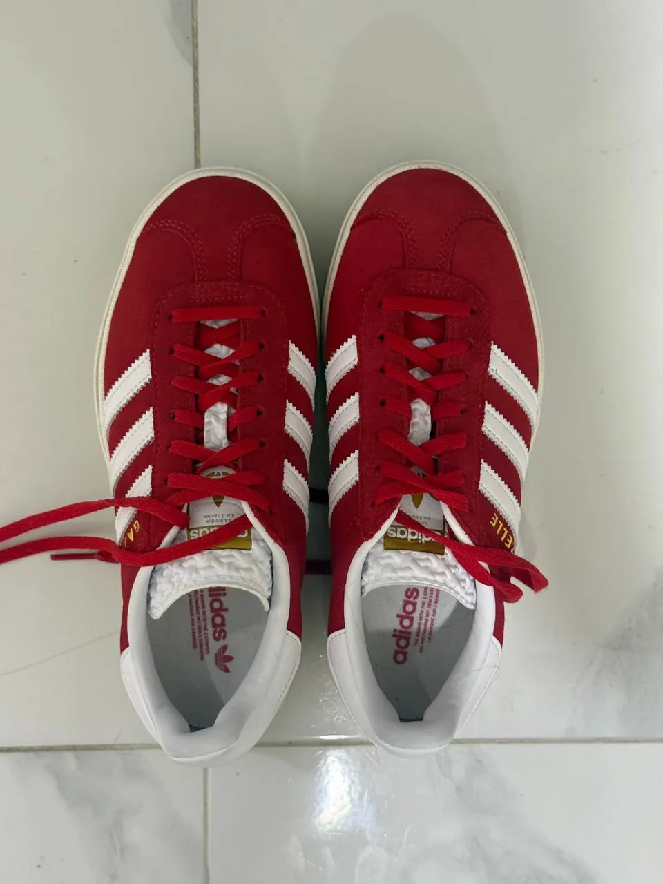 Кроссовки adidas Gazelle Bold Red, размер 38 1