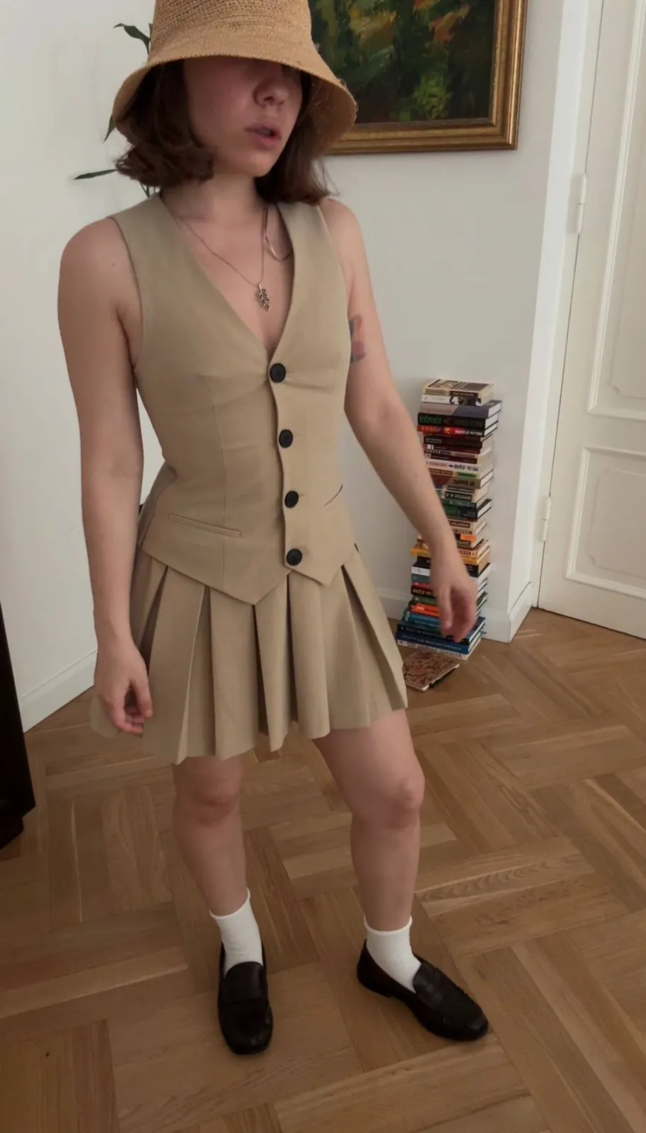 Женский костюм Zara: платье, жилет, юбка 2