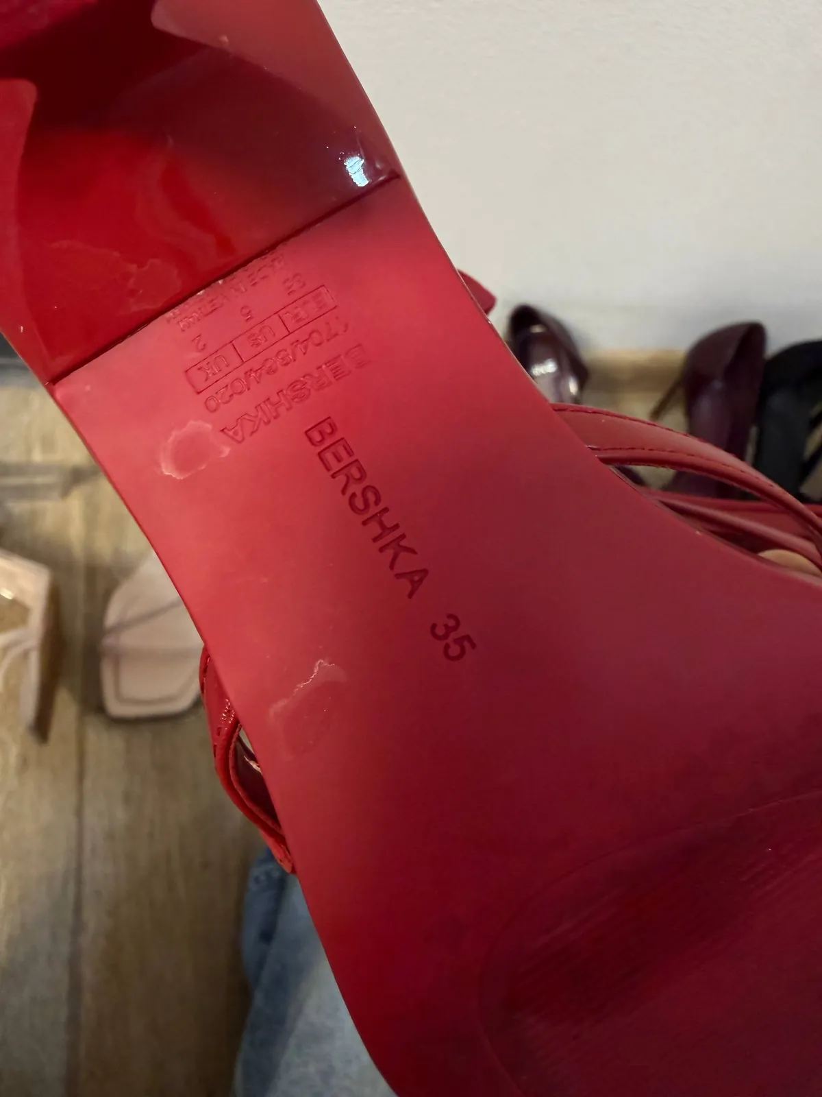 Мюли на низком каблуке Bershka 4