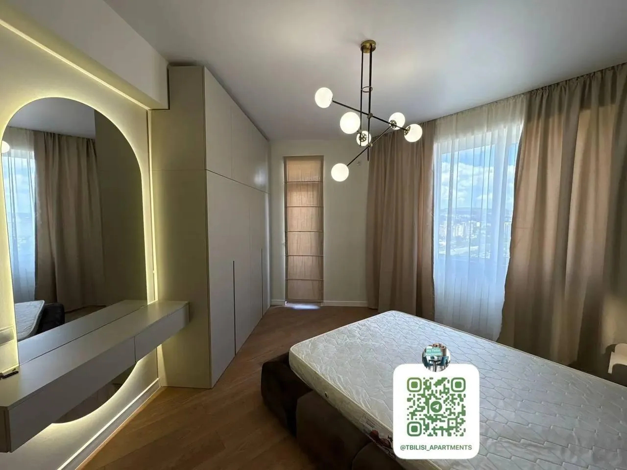 Квартира 85 м² с 3 комнатами в Сабуртало 2