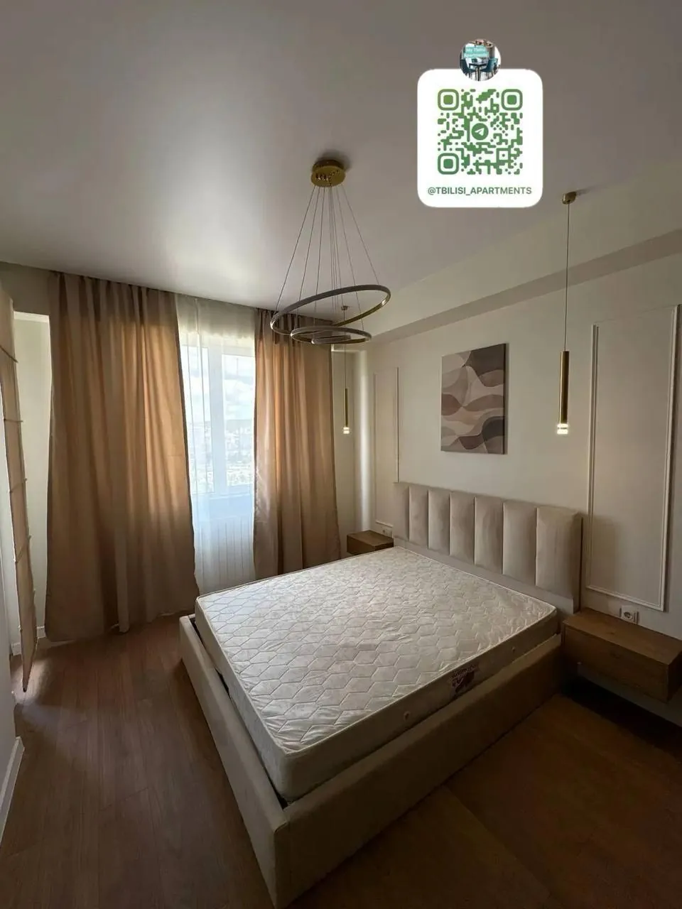 Квартира 85 м² с 3 комнатами в Сабуртало 7