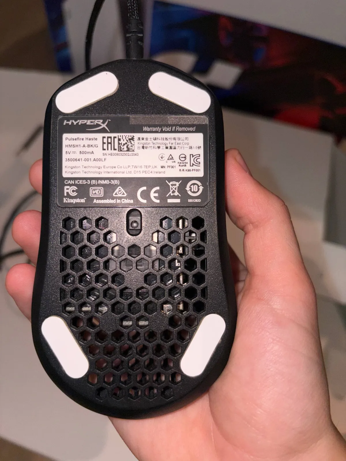 Мышь HyperX Pulsefire Haste без коробки 2