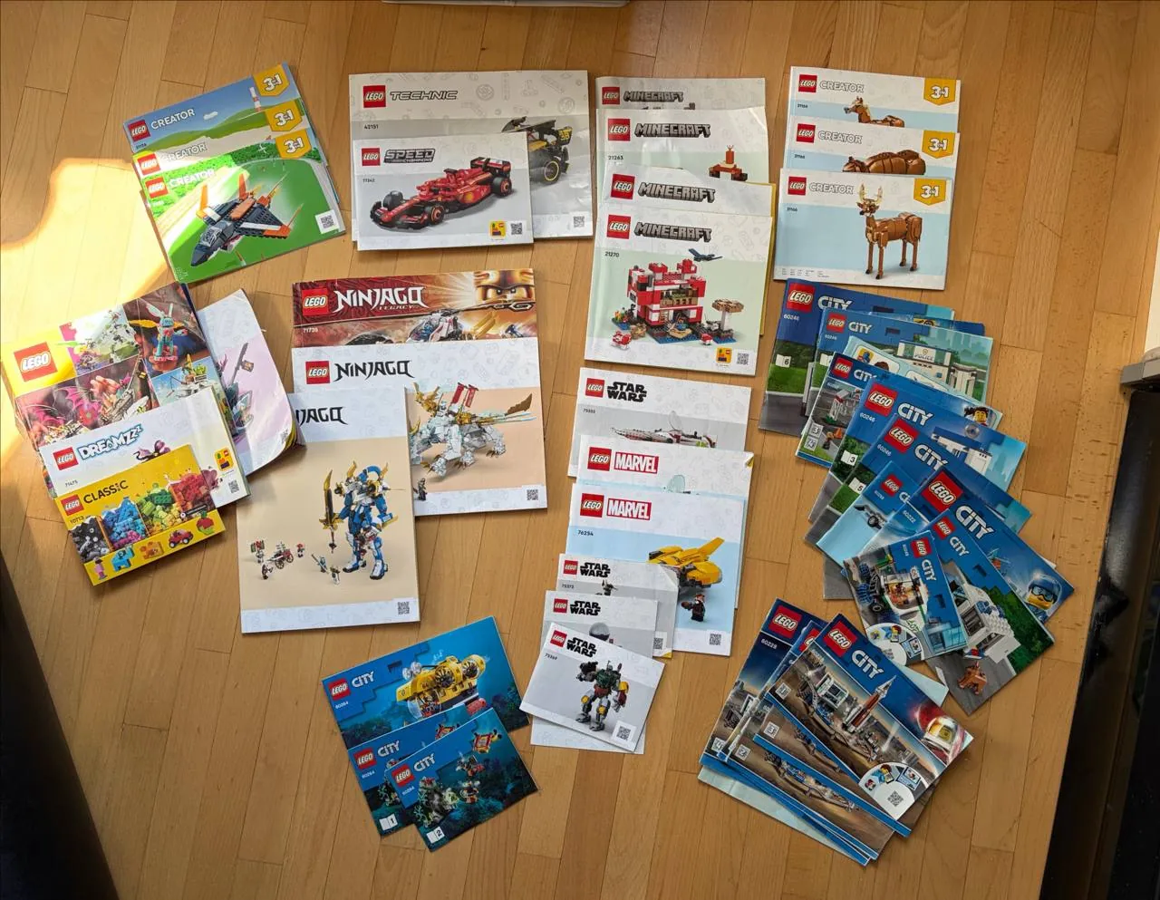 Коллекция LEGO, 7 кг разных серий 1