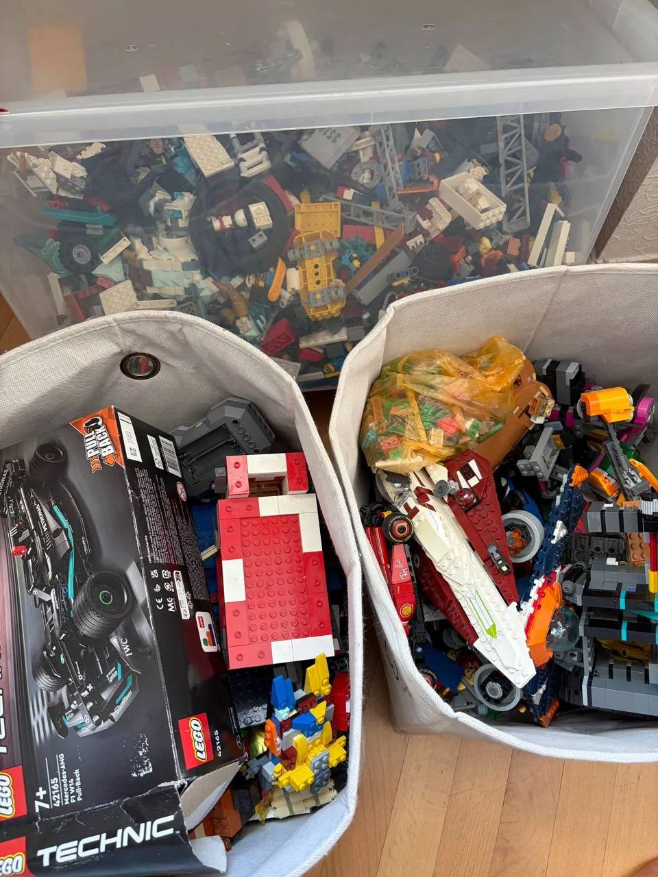Коллекция LEGO, 7 кг разных серий 7