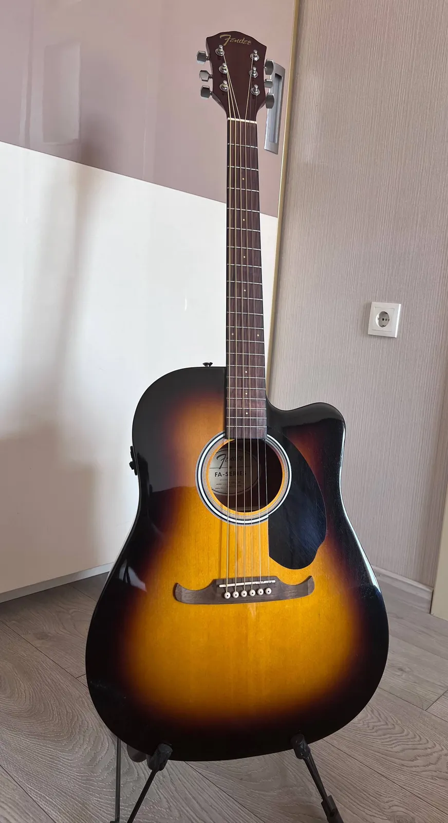 Электроакустическая гитара Fender FA-125CE с чехлом 1