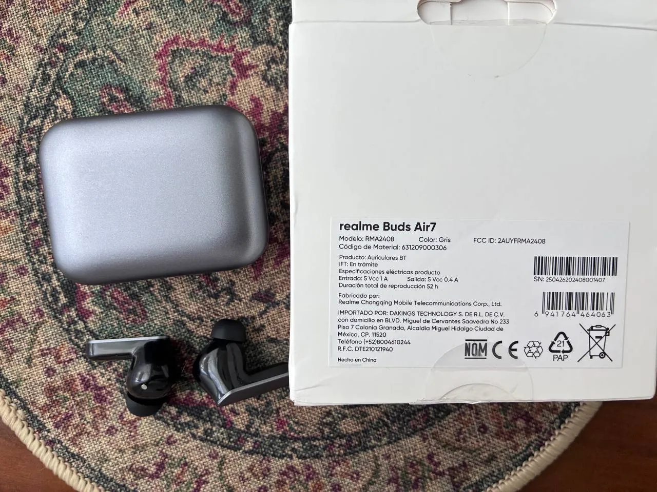 Беспроводные наушники realme Buds Air 7 3