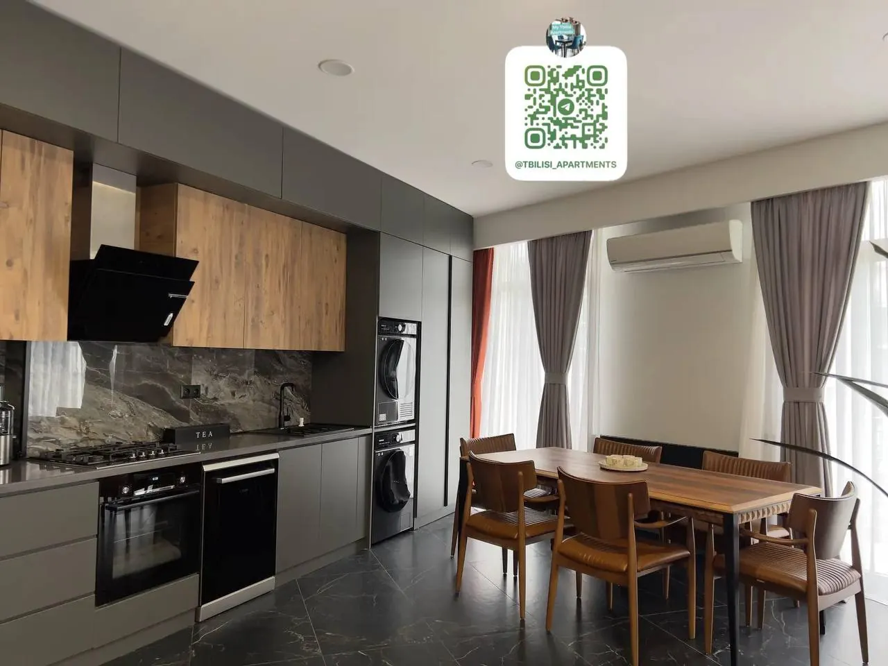 Квартира 315 м² с 4 комнатами в Сабуртало 3