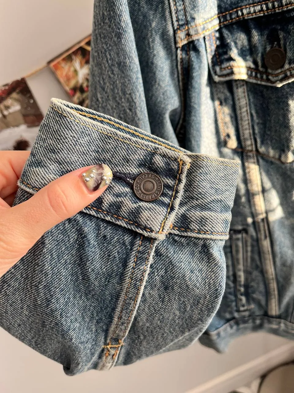 Мужская джинсовая куртка Levi's в Сабуртало 4