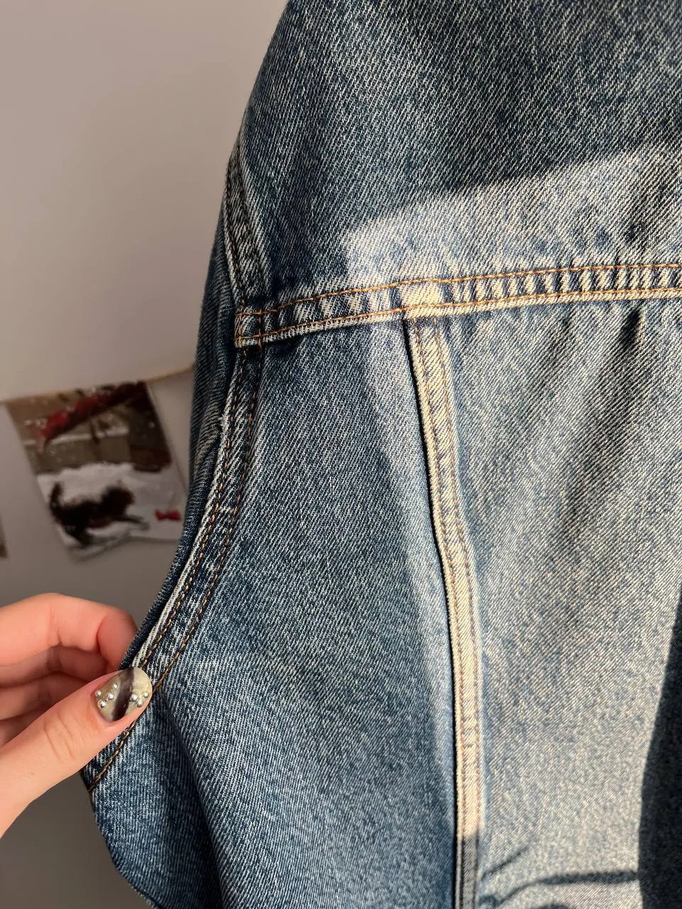 Мужская джинсовая куртка Levi's в Сабуртало 6