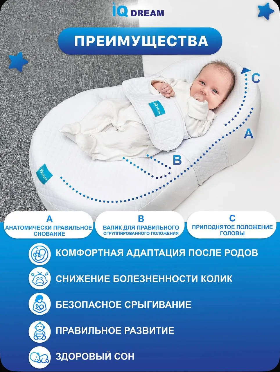 Кокон для новорождённого в отличном состоянии 2