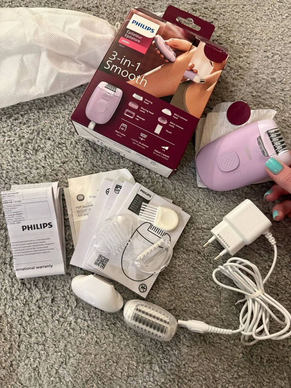 Эпилятор Philips и выпрямитель для волос 2