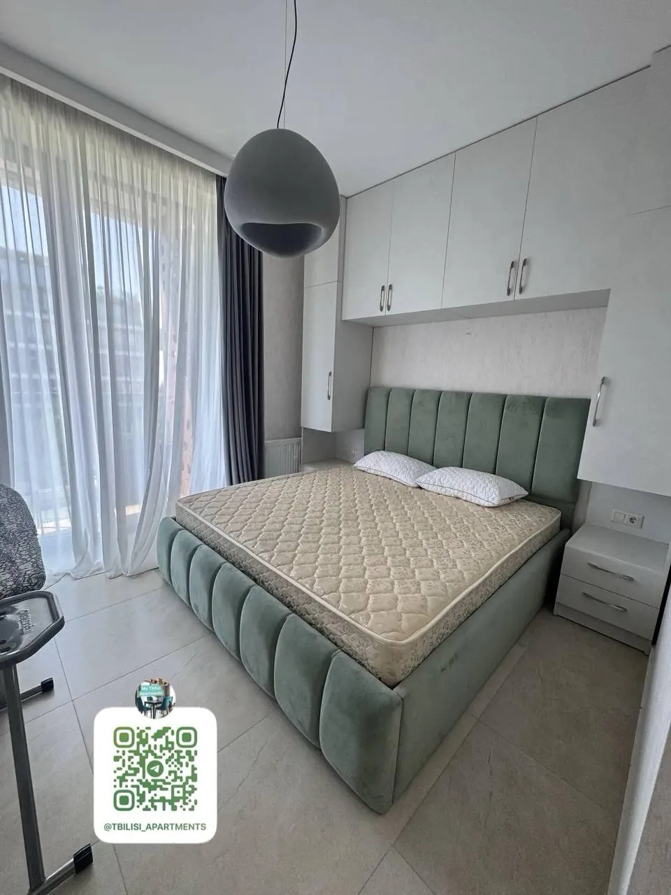 Квартира 60 м² с 2 комнатами в Крцаниси 4