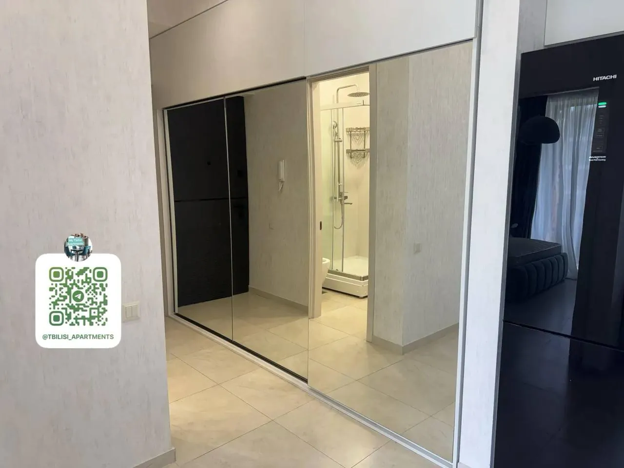 Квартира 60 м² с 2 комнатами в Крцаниси 5
