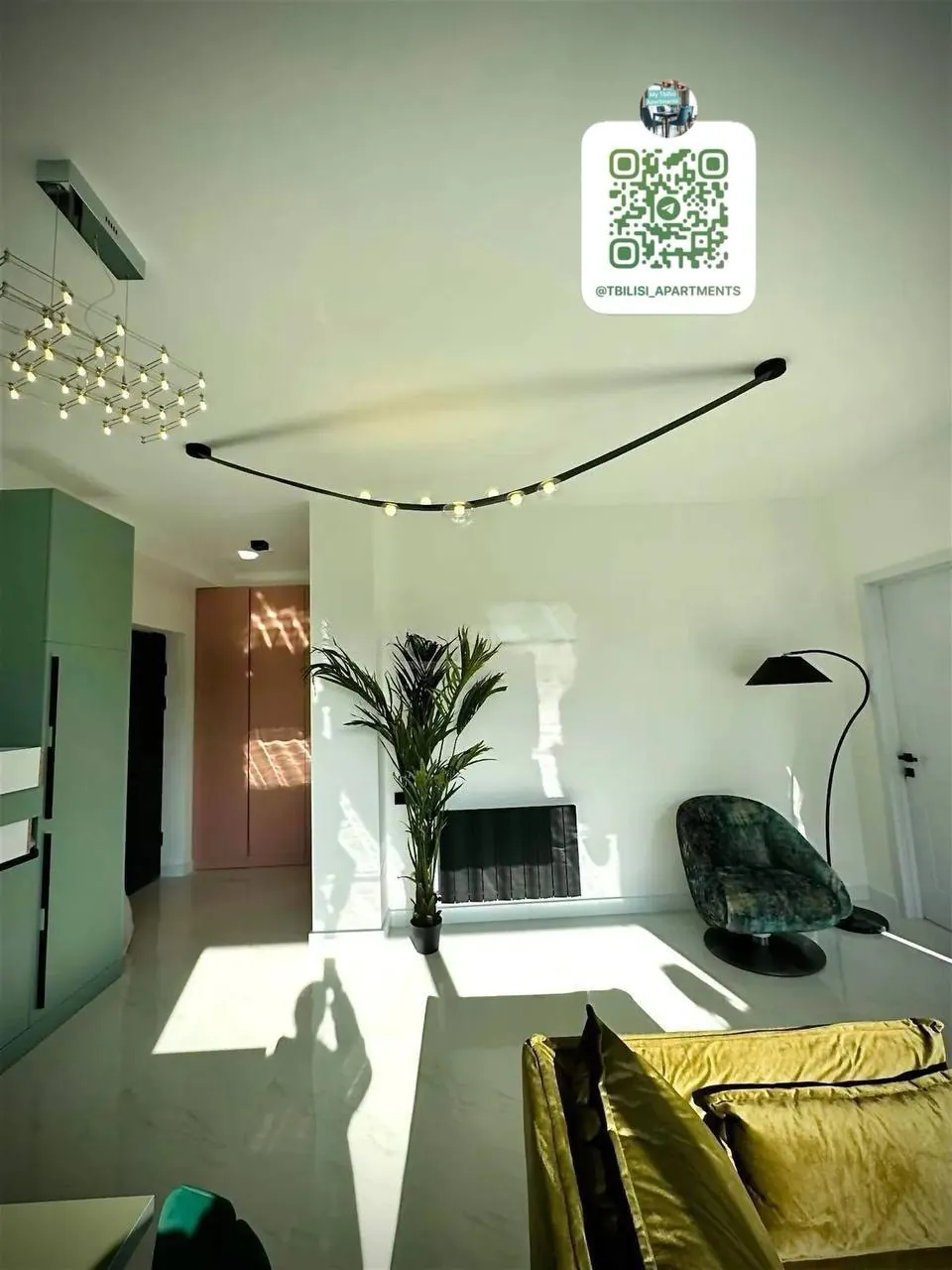 Квартира 80 м² с 3 комнатами в Крцаниси 10