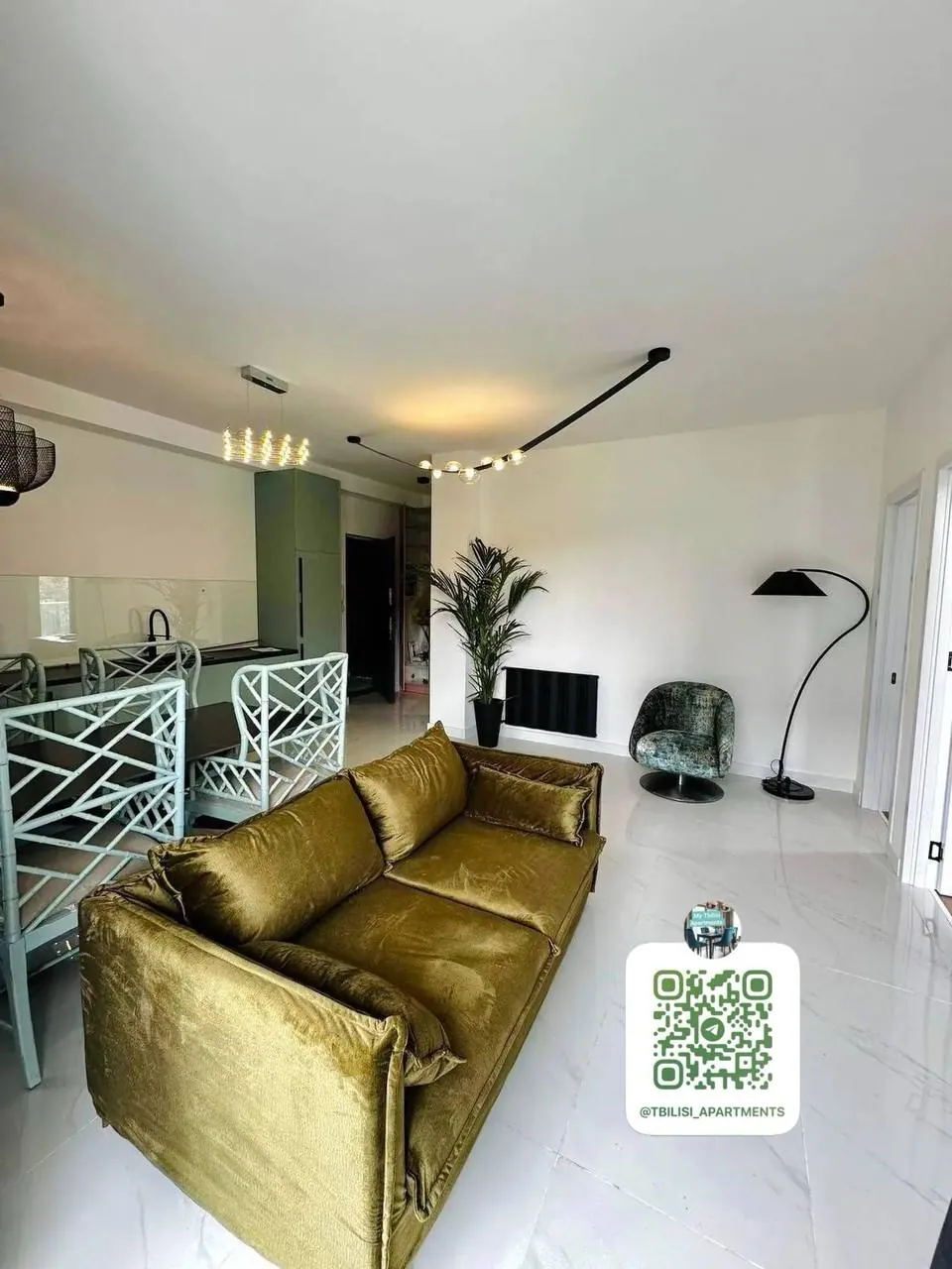 Квартира 80 м² с 3 комнатами в Крцаниси 4