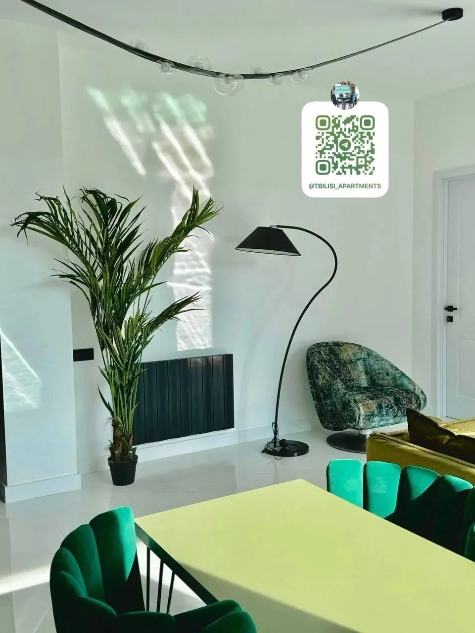 Квартира 80 м² с 3 комнатами в Крцаниси 7
